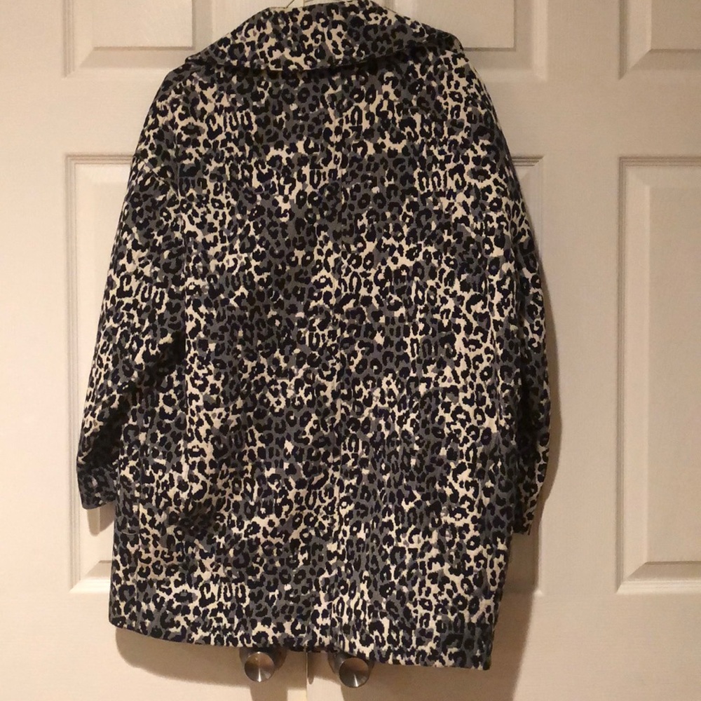 Leopard Print Oversized Coat - image 6